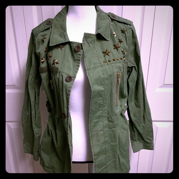 NWOT English Rose light military jacket - Picture 1 of 5